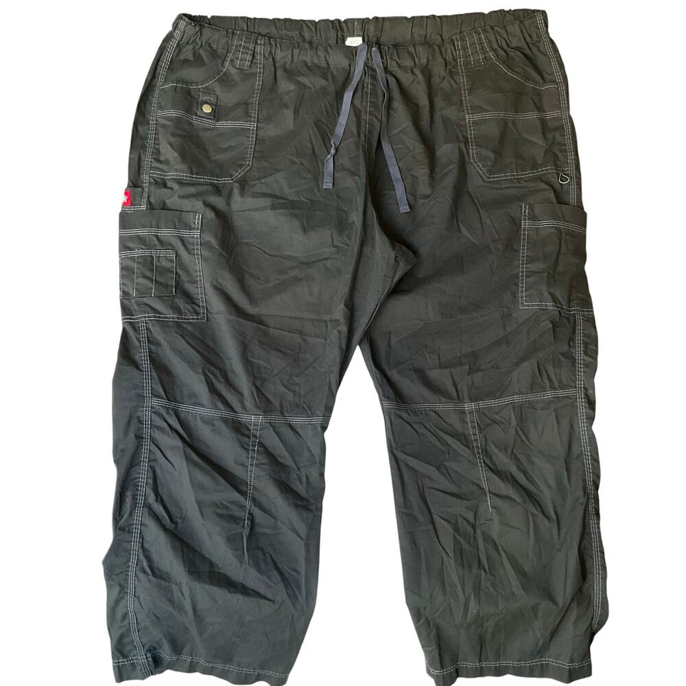 Dickies Women Cargo Pants size 5XL Black Casual Work Pants Straight Fit 857455